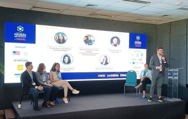 UniSENAI apresenta iniciativas de internacionalização na FAUBAI 2026