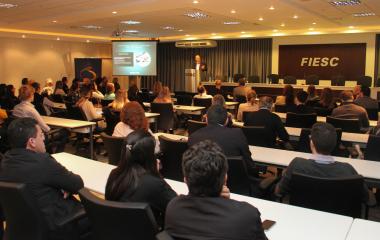 Evento foi realizado na sede da FIESC, em Florianópolis (Foto: Filipe Scotti)