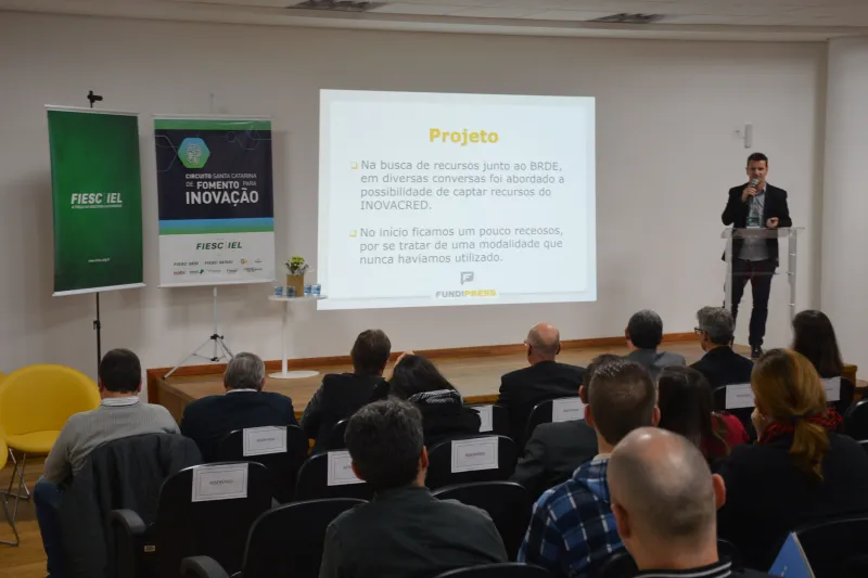 Encontro foi realizado no Centro de Inovação de Jaraguá do Sul. Foto: Ronaldo Corrêa