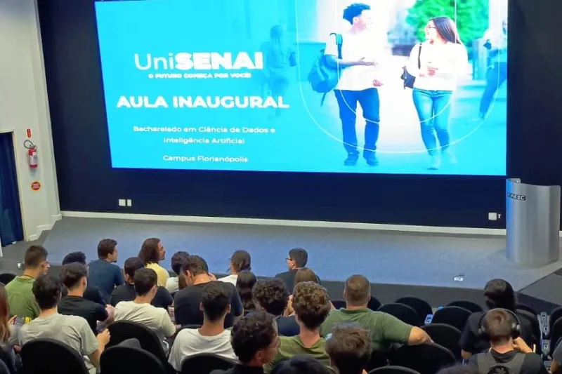 Em Florianópolis, UniSENAI inicia graduação em Ciência de Dados e Inteligência Artificial