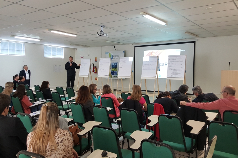 Evento reuniu profissionais de RH de Jaraguá do Sul e região (Foto: Ronaldo Corrêa)