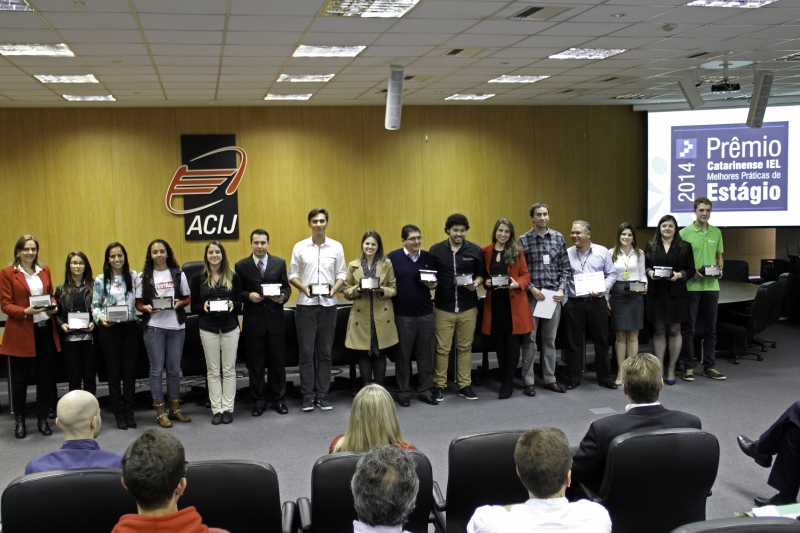 Concurso premiou as melhores práticas de gestão de estágio em Santa Catarina, nas categorias pequeno, médio e grande portes. Foto: Fábio Almeida